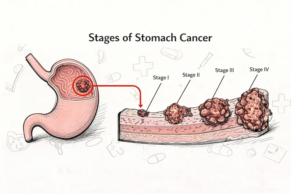 stages of stomach cancer